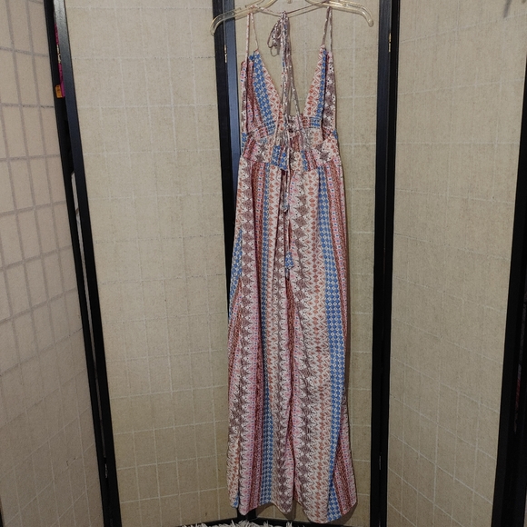 Lulu's Halter Maxi Length Dress Size L - Picture 6 of 16